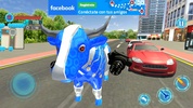 Police Bull Robot Car Transform War screenshot 4