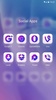Purple Go Launcher Theme screenshot 3