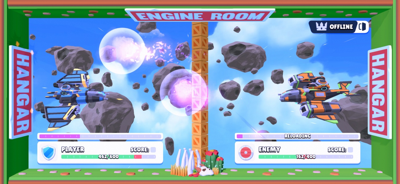 Spaceship 1 vs 1 Online - Preview 3