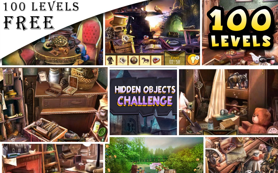Hidden Object Game : 100 Levels of Challenge - Preview 3