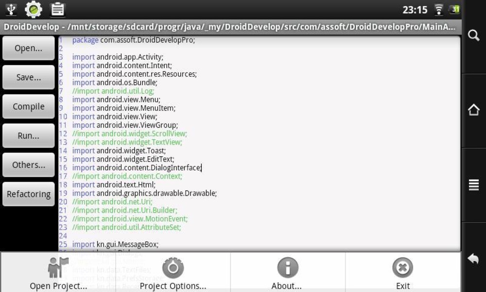 DroidDevelop - Preview 5