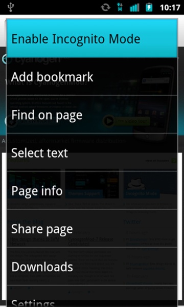 CyanogenMod Samsung Galaxy S2 Stable - Preview 4