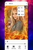 Fire Text Photo Frame screenshot 6