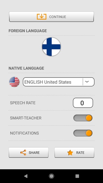 Learn Finnish words with SMART-TEACHER - Preview 1