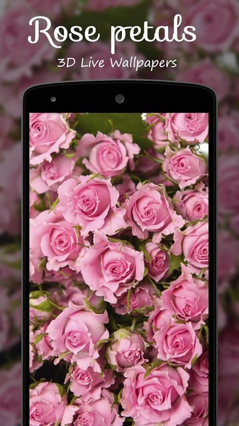 Rose petals 3D Live Wallpapers Free - Preview 3