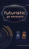 Futuristic GO Keyboard Theme screenshot 2