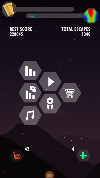 Escapes -Colorful Survival Shape Match Puzzle Game - Preview 1