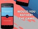 Would you rather? Quiz game screenshot 3