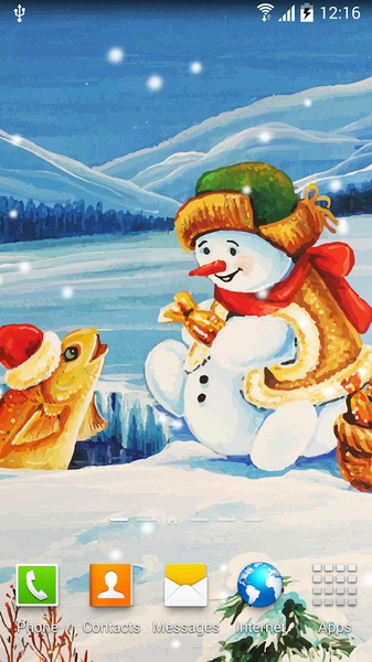 Snowman Live Wallpaper - Preview 6
