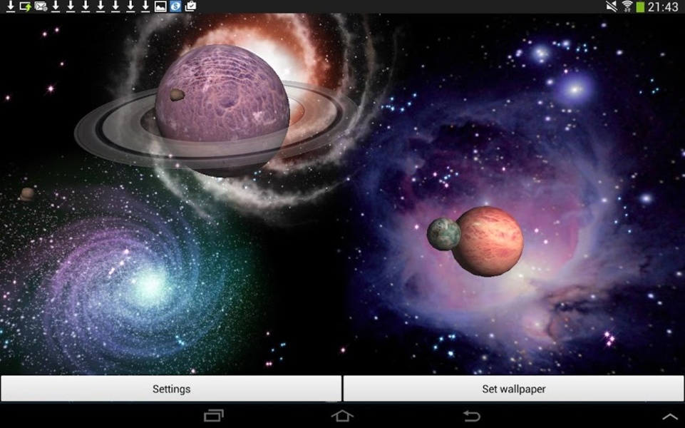 Space Live Wallpaper 3D - Preview 3
