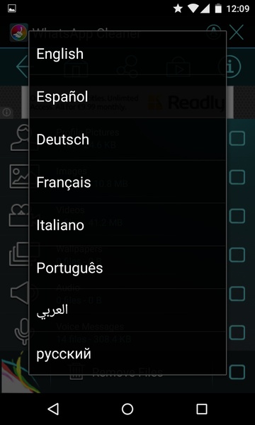 WhatsApp Cleaner - Preview 1