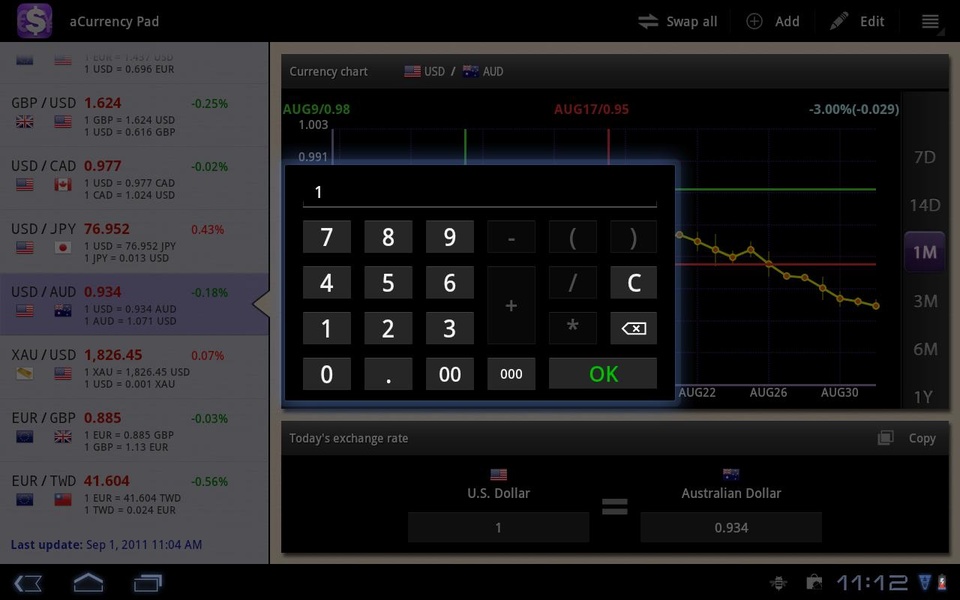 aCurrency Pad - Preview 2