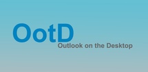 Outlook on the Desktop feature