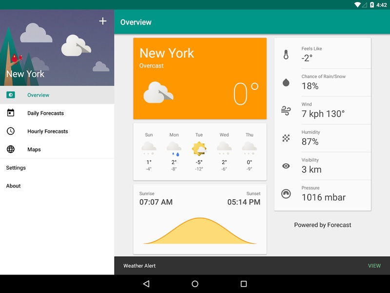 SimpleWeather - Preview 4
