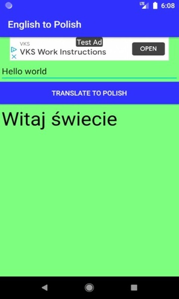 English to Polish Translator - Preview 4