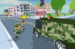 Blocky Army City Rush Racer screenshot 3