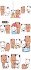 Animated Cute Bears Sugar and Brownie Stickers screenshot 2