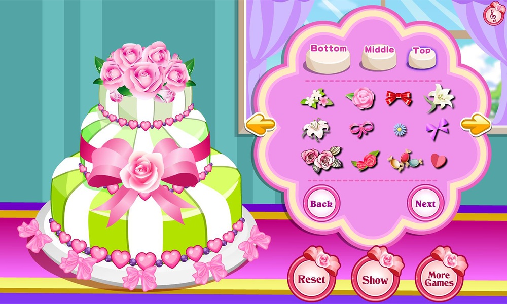 Rose Wedding Cake Game - Preview 6