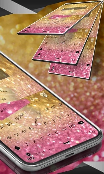 GO Keyboard Glitter Theme - Preview 9