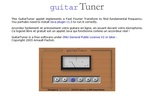 Guitar Tuner Java Applet screenshot 2