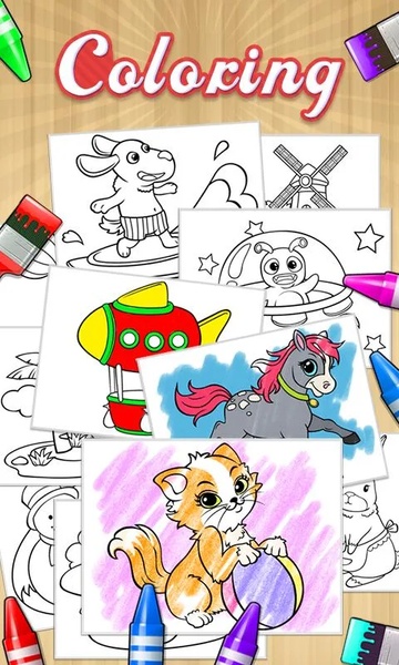 Draw+Coloring Book - Preview 1