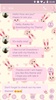 SMS Messages Rabbit Pink Theme screenshot 2