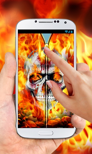 SkullZipperLockScreen - Preview 5