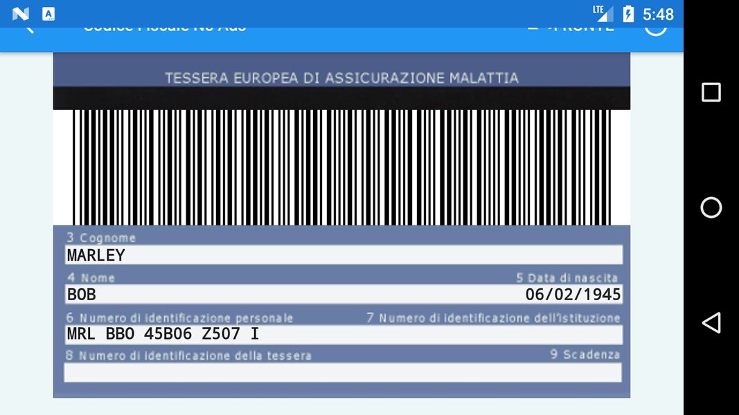 Codice Fiscale - Preview 5