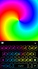 RGB Neon Spiral Keyboard Background screenshot 1