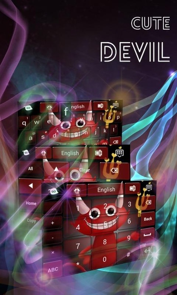 Cute Devil Keyboard - Preview 2
