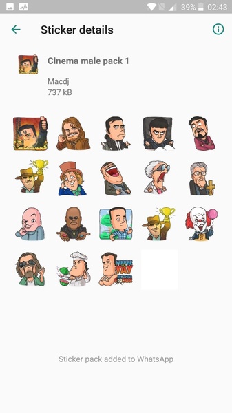 Cinema sticker packs - Preview 1