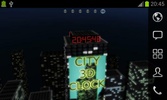 3D Night City Clock screenshot 2