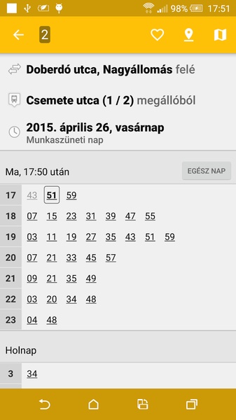 Debreceni Menetrend - Preview 5