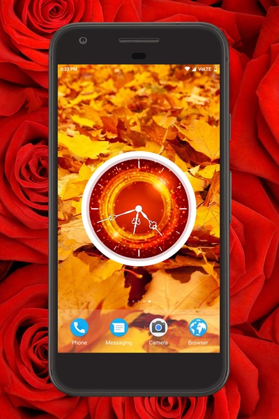 Red Clock Live Wallpaper - Preview 2