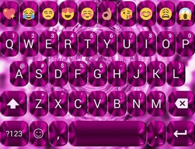 Theme Shading Pink for Emoji Keyboard - Preview 2