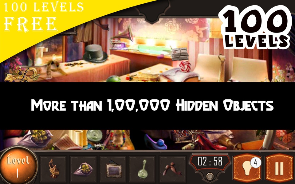 Hidden Object Game : 100 Levels of Secret of Clue - Preview 5