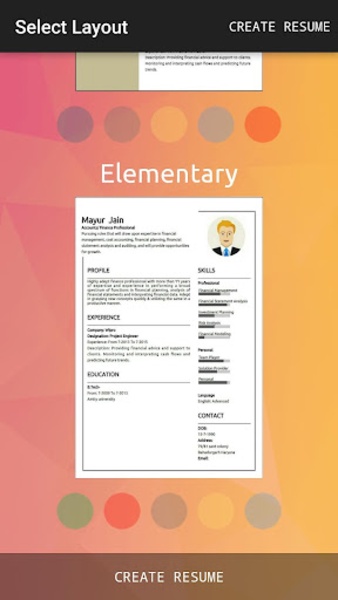 Rocket Resume Builder - Preview 1