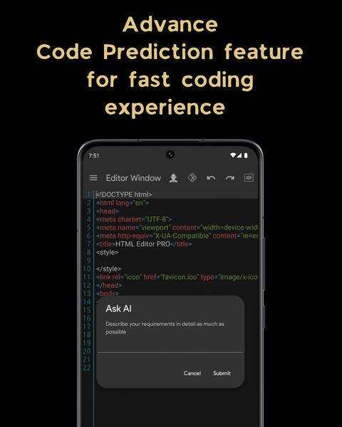 HTML Editor PRO - Preview 3