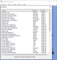 Model 2 Emulator screenshot 1