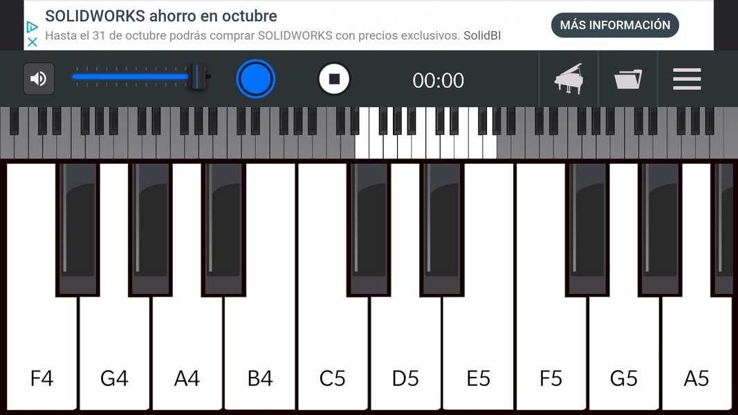 Real Piano Keyboard para - Descarga Uptodown