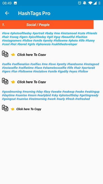 HashTags pro - Preview 1