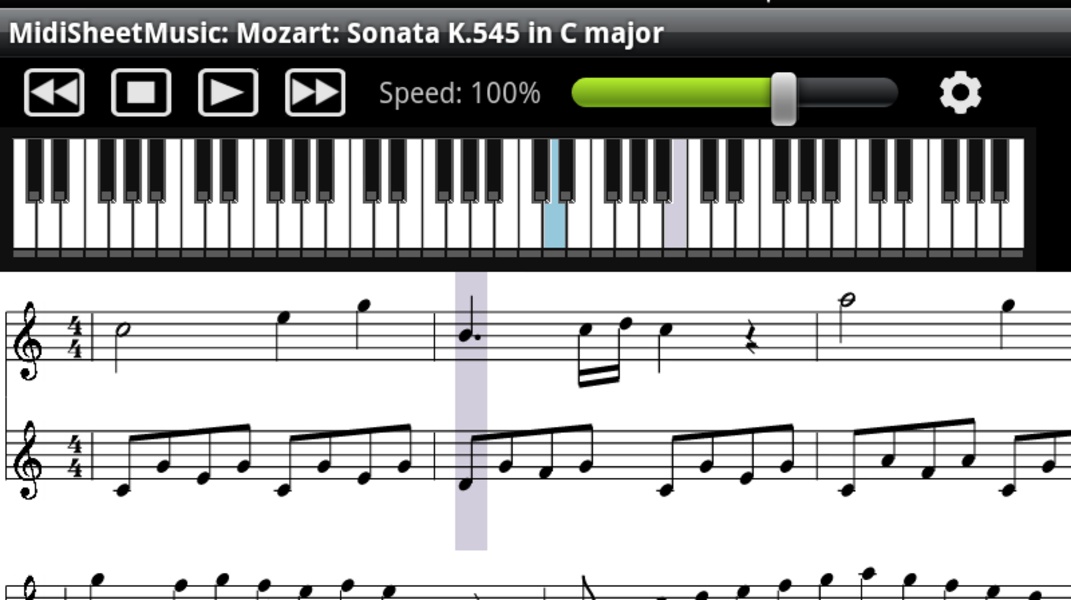 Midi Sheet Music - Preview 3