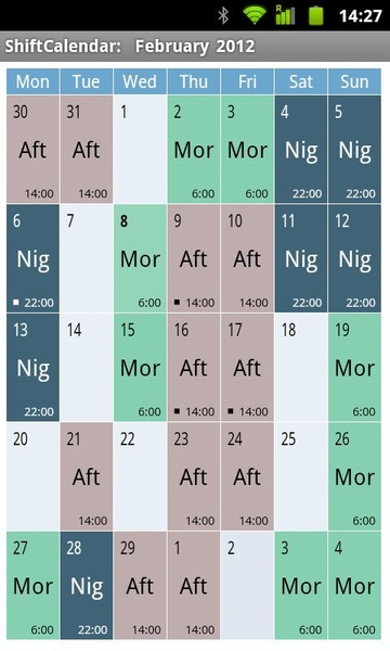 ShiftCalendar - Preview 8
