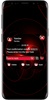 SMS Theme Sphere Red - black screenshot 5