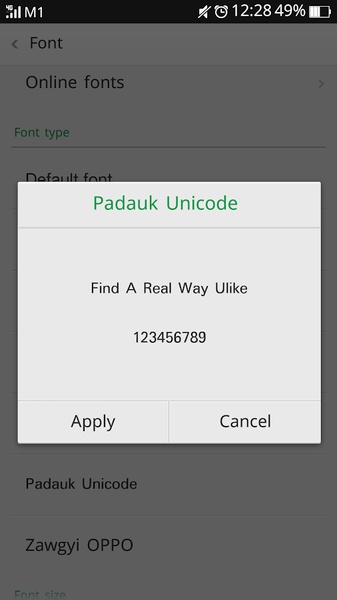 Padauk Unicode - Preview 2