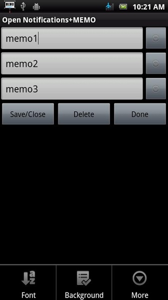 Open Notifications+MEMO - Preview 6