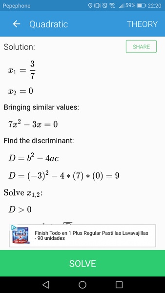 Math Equation Solver - Preview 2