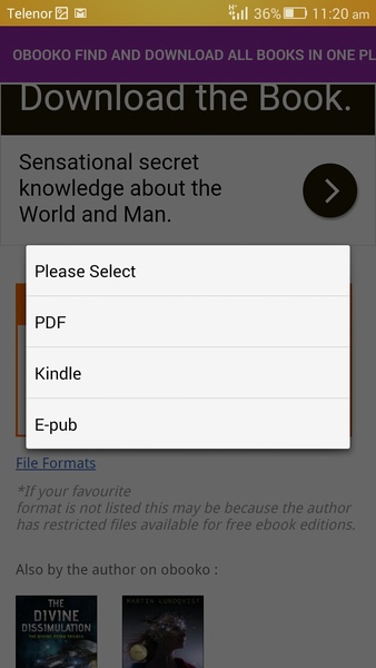 Obooko Find And download all books in one place - Preview 1