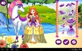 White Horse Princess Dress Up screenshot 2