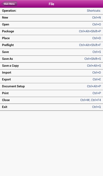 Shortcuts for InDesign - Preview 7